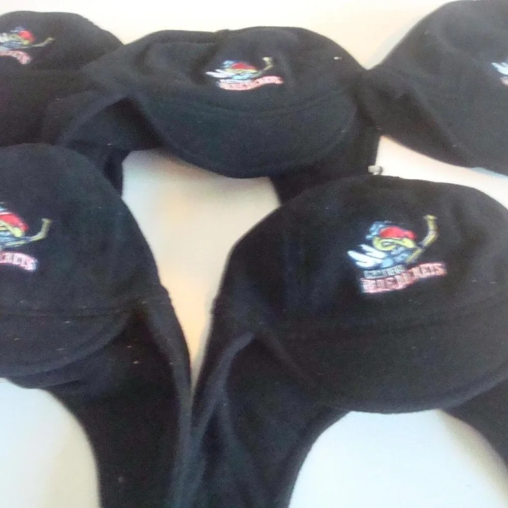 5-HAT LOT COLUMBUS BLUE JACKETS YOUTH KIDS G-CAP BEANIE KNIT HAT CAP G5 VINTAGE
